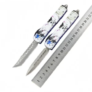 Geisha Straight Out Switchblade – Damascus