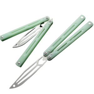 Butterfly Knife Trainer Cnc Process Sleeve Structure Butterfly Knife Fancy Anti-Slip Handle Unsharpened Practice