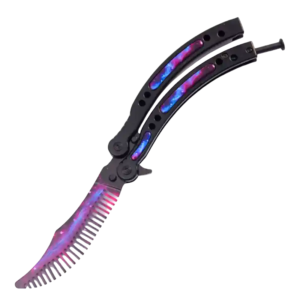 Balisong Butterfly Comb Csgo Peripheral Butterfly Practice Knife Throwing Knife Training Knife