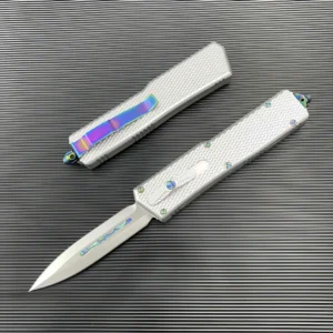 Abalone straight out switchblade knife