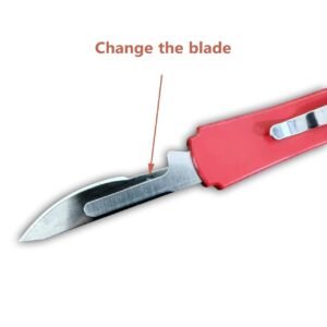 Scalpel Utility Knife With 10 Blade Knife Silver Box Cutter