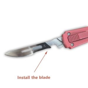 Scalpel Utility Knife With 10 Blade Knife Silver Box Cutter