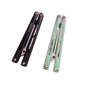 Butterfly Knife Trainer Cnc Process Sleeve Structure Butterfly Knife Fancy Anti-Slip Handle Unsharpened Practice