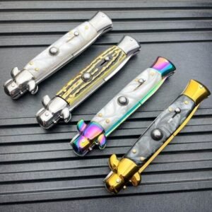 8.75 Inch Italian stiletto knife switchblade auto flick knife