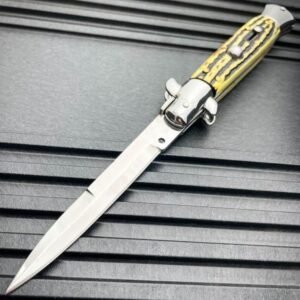 8.75 Inch Italian stiletto knife switchblade auto flick knife