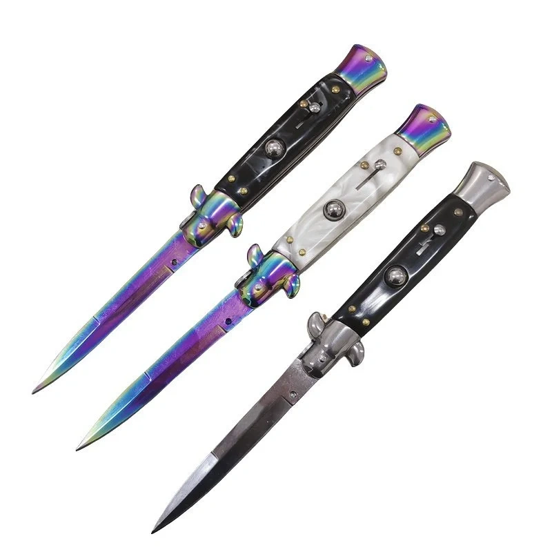 9be6e9830d7315a1e075ab40893f3566_副本-1.webp 8.75 Inch Italian pocket knife with stiletto switch blade