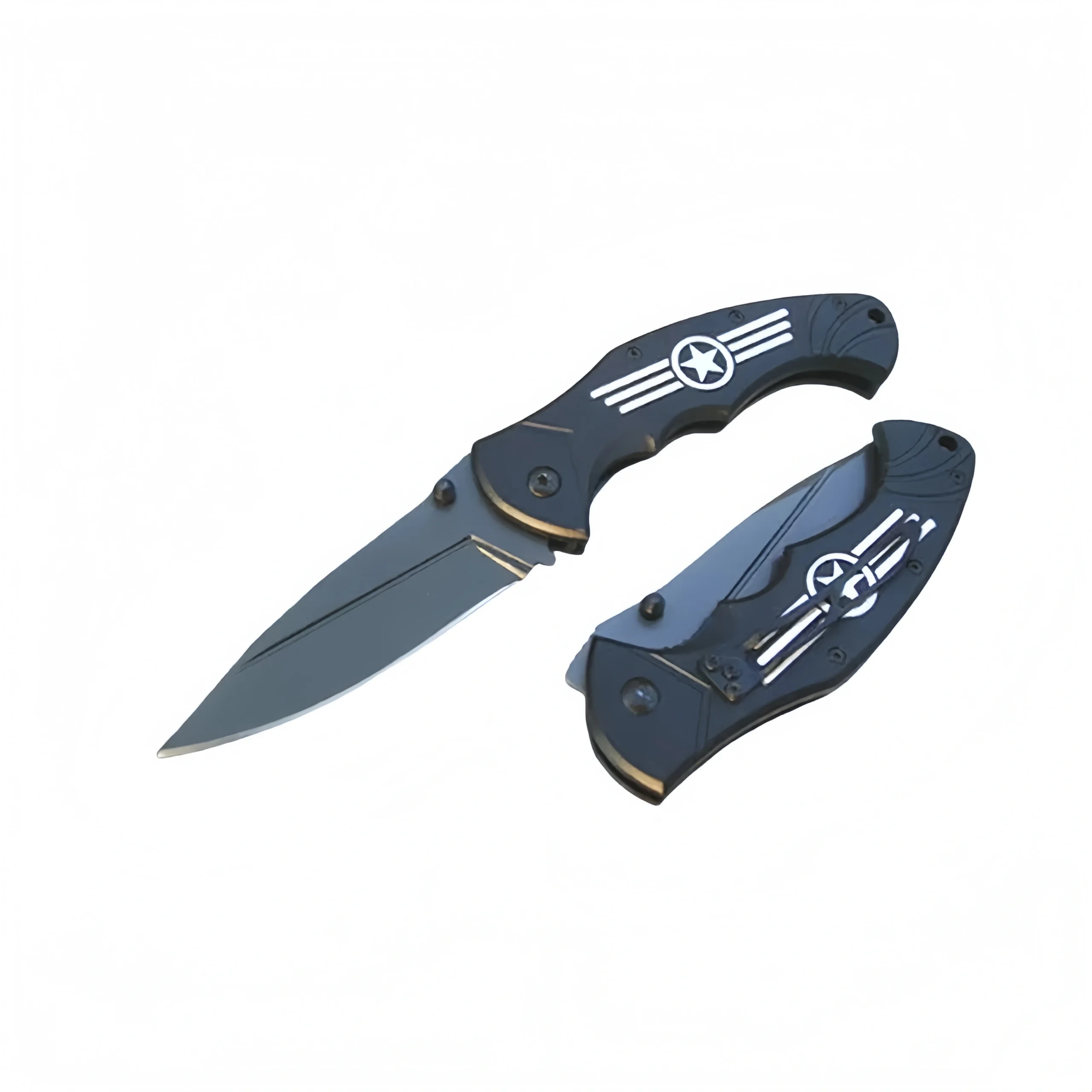 F27-1-scaled-1-3.webp Outdoor Pocket Knife – Military Style EDC Pocket Knife with Star Logo