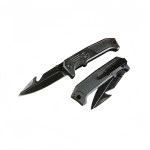 Outdoor Pocket Knife – Military Style Outdoor Knife with Cutter Hook & Pocket Clip
