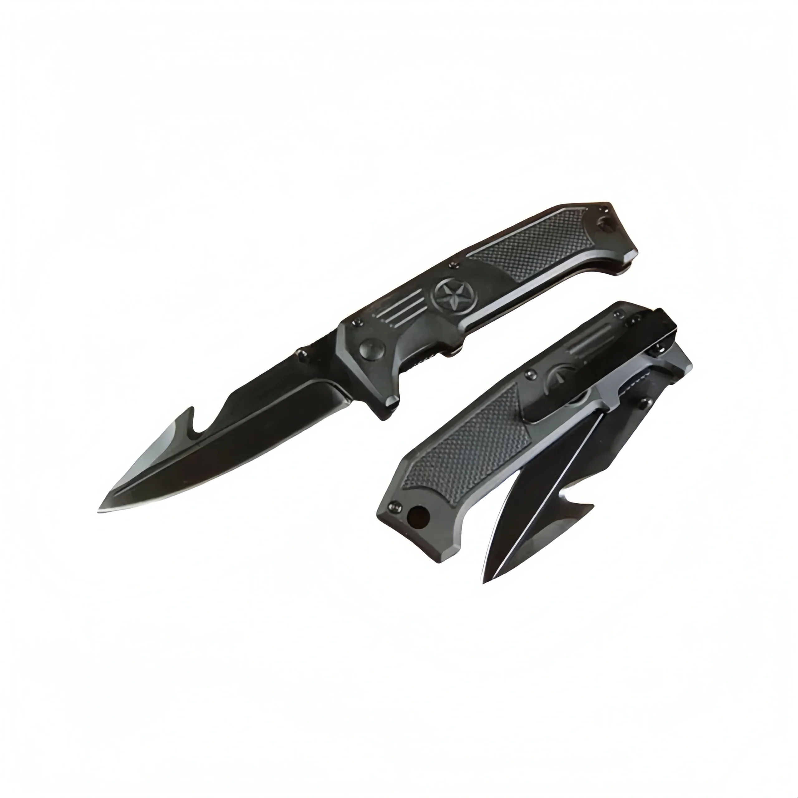 F34-scaled-1-3.webp Outdoor Pocket Knife – Military Style Outdoor Knife with Cutter Hook & Pocket Clip