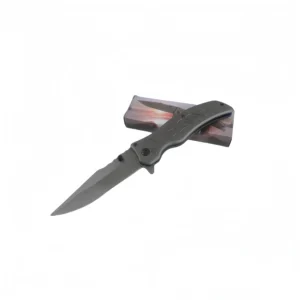 EDC Pocket Knife – Folding Outdoor Knife with Wave Pattern Handle and Steel Blade