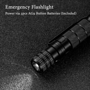 Multi Function Outdoor Pen Emergency Flashlight Screwdriver Bottle Opener Window Breaker Outdoor Survival Self Outdoor EDC Tool