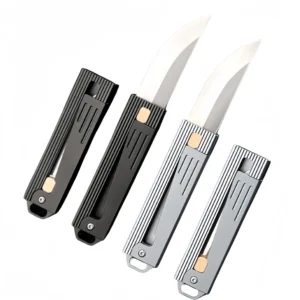 All-metal gravity knife outdoor aluminum alloy Compact knife pendant