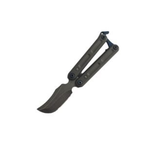 Mini Butterfly Knife Mini Balisong Tainless Steel Practice Knife Key edge Fruit Knife