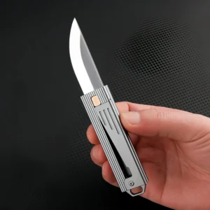 All-metal gravity knife outdoor aluminum alloy Compact knife pendant