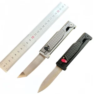 gravity carrot knife with aluminum alloy handle