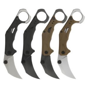 Karambit Knife Kaxiu Folding Knife Outdoor Multi-Function High Hardness edge Folding Claw Knife
