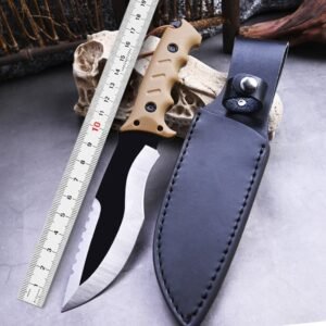 Tracker outdoor survival knife camping survival Compact knife integrated keel high hardness Outdoor knife