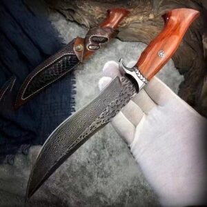 Damascus knife handmade knife forging pattern