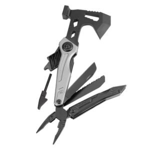 Multifunctional survival axe pliers folding knife pliers hammer with flint multi-purpose tool portable Outdoor axe