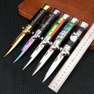 Folding Knife Stiletto Knife