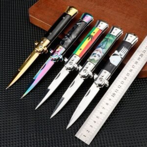 Folding Knife Stiletto Knife