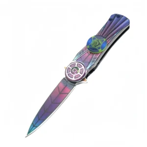 Fidget Spinner Knife Mini Stress Relief Creative Folding Knife EDC
