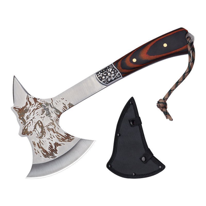 O1CN01X60wPs1q4wou2gDZO_2212835665443-0-cib-1.jpg Outdoor wolf head survival Outdoor axe car camping felling fire axe mountain axe