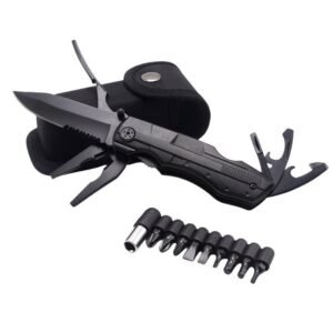 Multi-function Outdoor folding knife with pliers – a portable multi-tool for outdoor survival EDC