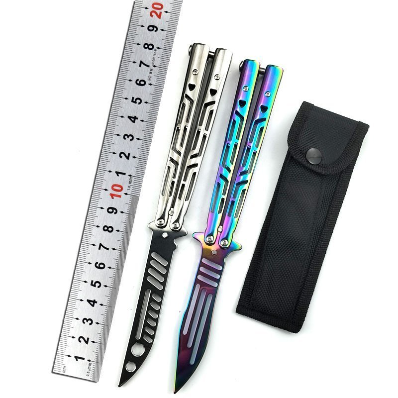 O1CN01kio37t24jAF9fBhNr_2218296487426-0-cib.jpg CSGO butterfly practice knife unsharpened portable folding