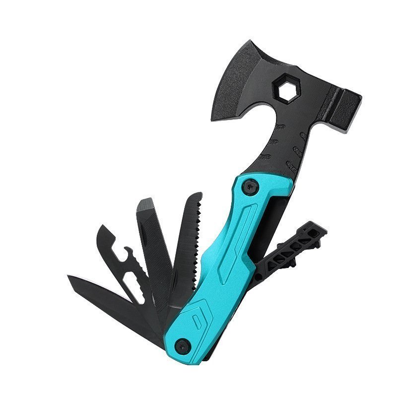 O1CN01kr7QU72I7WCeFpn6H_2217657629239-0-cib-1.jpg Multifunctional survival axe pliers folding knife pliers hammer with flint multi-purpose tool portable Outdoor axe—BLUE