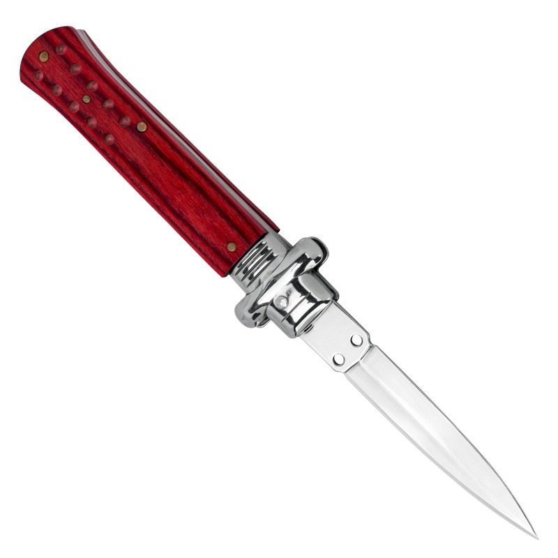 O1CN01sQzj5F24AM9kq47ev_2214186857350-0-cib-1.jpg Stiletto knife switchblade flick knife multifunctional folding knife-Red