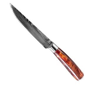 selling stainless steel serrated knife is sharp