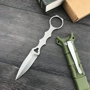 Fixed Blade Knife Stainless Steel Blade with Kydex Sheath Camping Portable Survival Outdoor Multitools Hand EDC Knives
