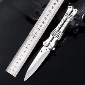 Professional Butterfly KnifePractice Folding KnifeFolding KnifeThrowing KnifeTraining ToolUnbladed