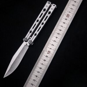 Professional Butterfly KnifePractice Folding KnifeFolding KnifeThrowing KnifeTraining ToolUnbladed