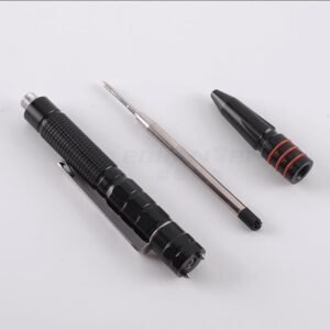 T-7 Double Tungsten Steel Head Outdoor Outdoor Pen Glass Breaker EDC Outdoor Survival Pens Multifunction LED Lighting Pen