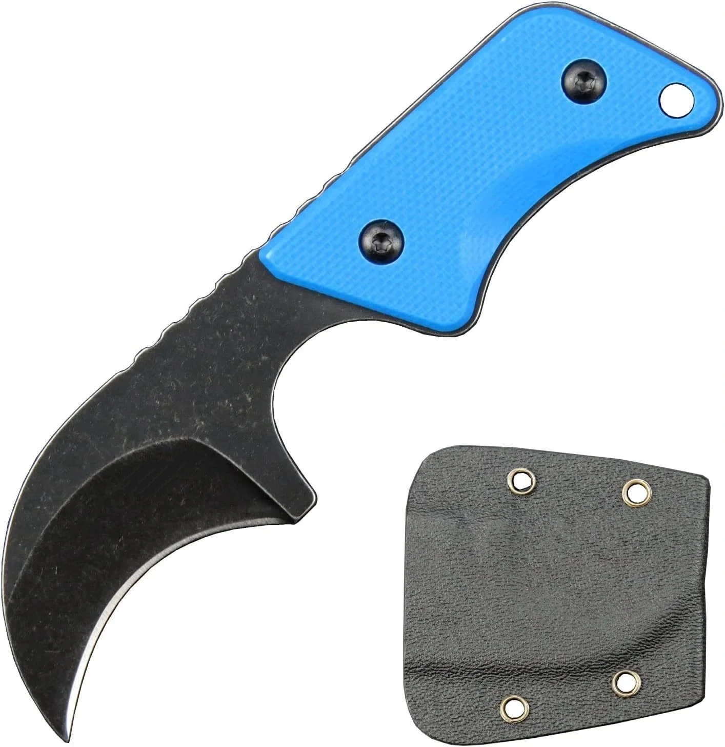 imgi_9_O1CN01EY3Fh91qdkrXlZbpV_4128405519-0-cib.webp Neck Knife G10 handle with kydex sheath EDC tool-Blue