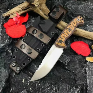 Outdoor forged survival knife high hardness camping edge portable knife
