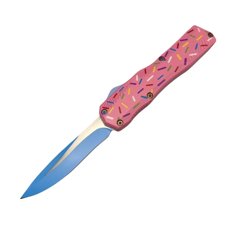微信图片_20250428153139.webp Pink Donut Switchblade OTF Knife